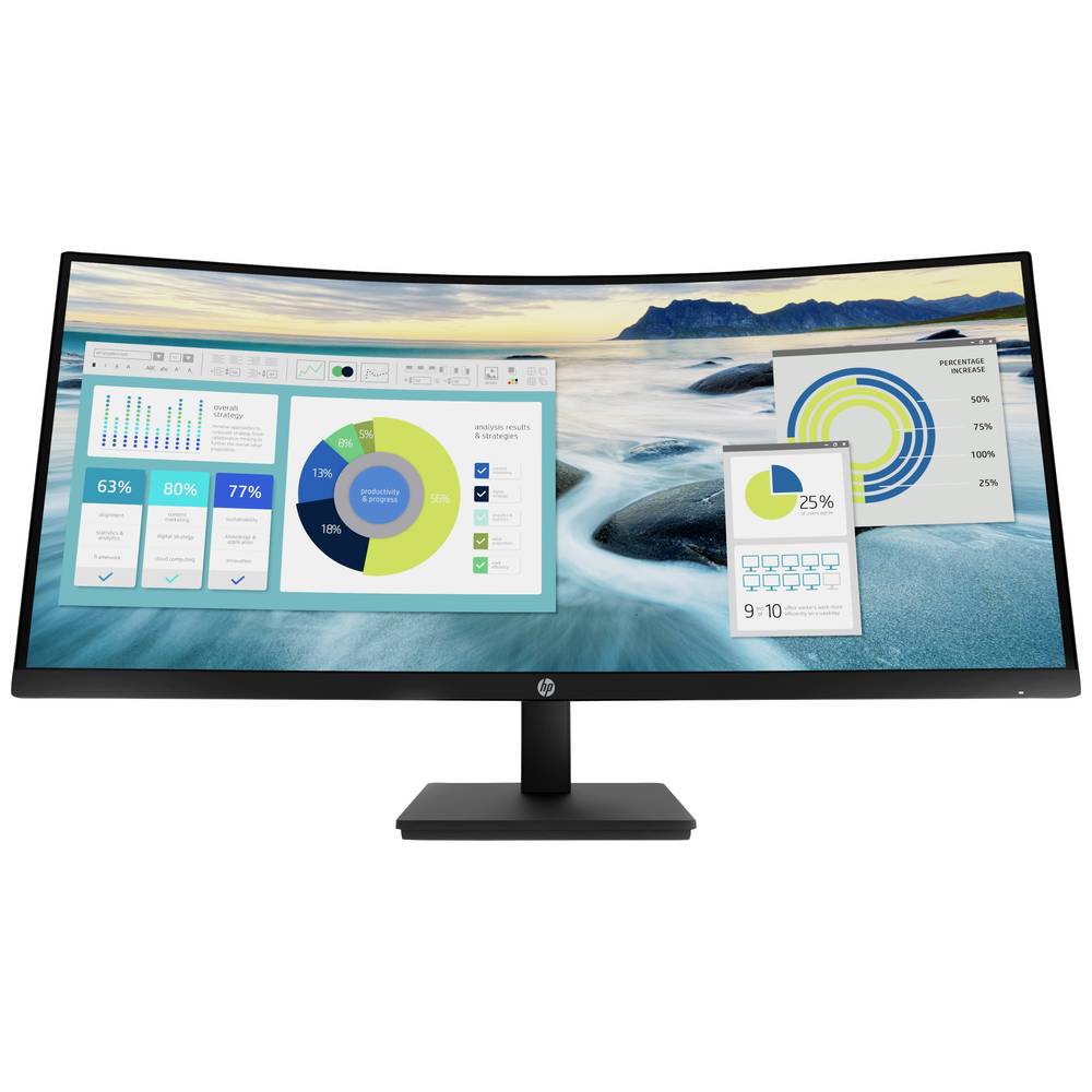 HP P34hc G4 LED monitor 86.4 cm (34 palec) 3440 x 1440 Pixel 21:9 5 ms VA LED