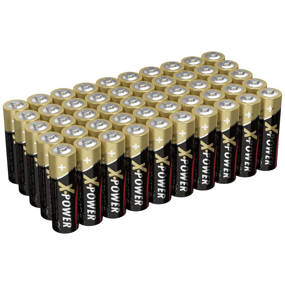 Ansmann X-Power tužková baterie AA alkalicko-manganová 1.5 V 50 ks