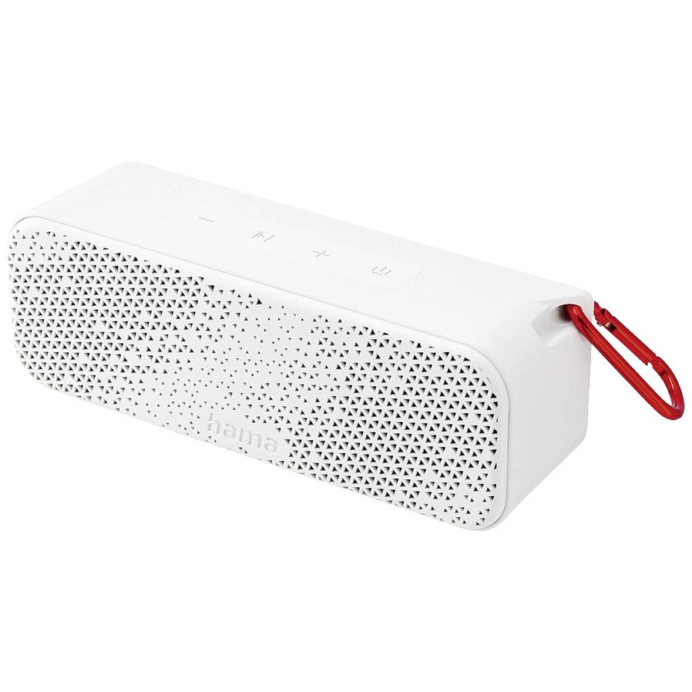 Hama PowerBrick 2.0 Bluetooth® reproduktor AUX, hlasitý odposlech, vč. držáku, odolná vůči stříkající vodě, přenosné bíl