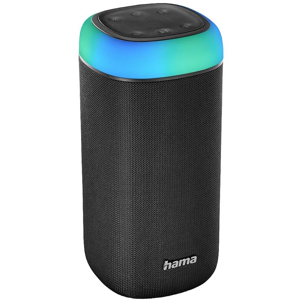 Hama Shine 2.0 Bluetooth® reproduktor AUX, hlasitý odposlech, odolná vůči stříkající vodě, přenosné černá