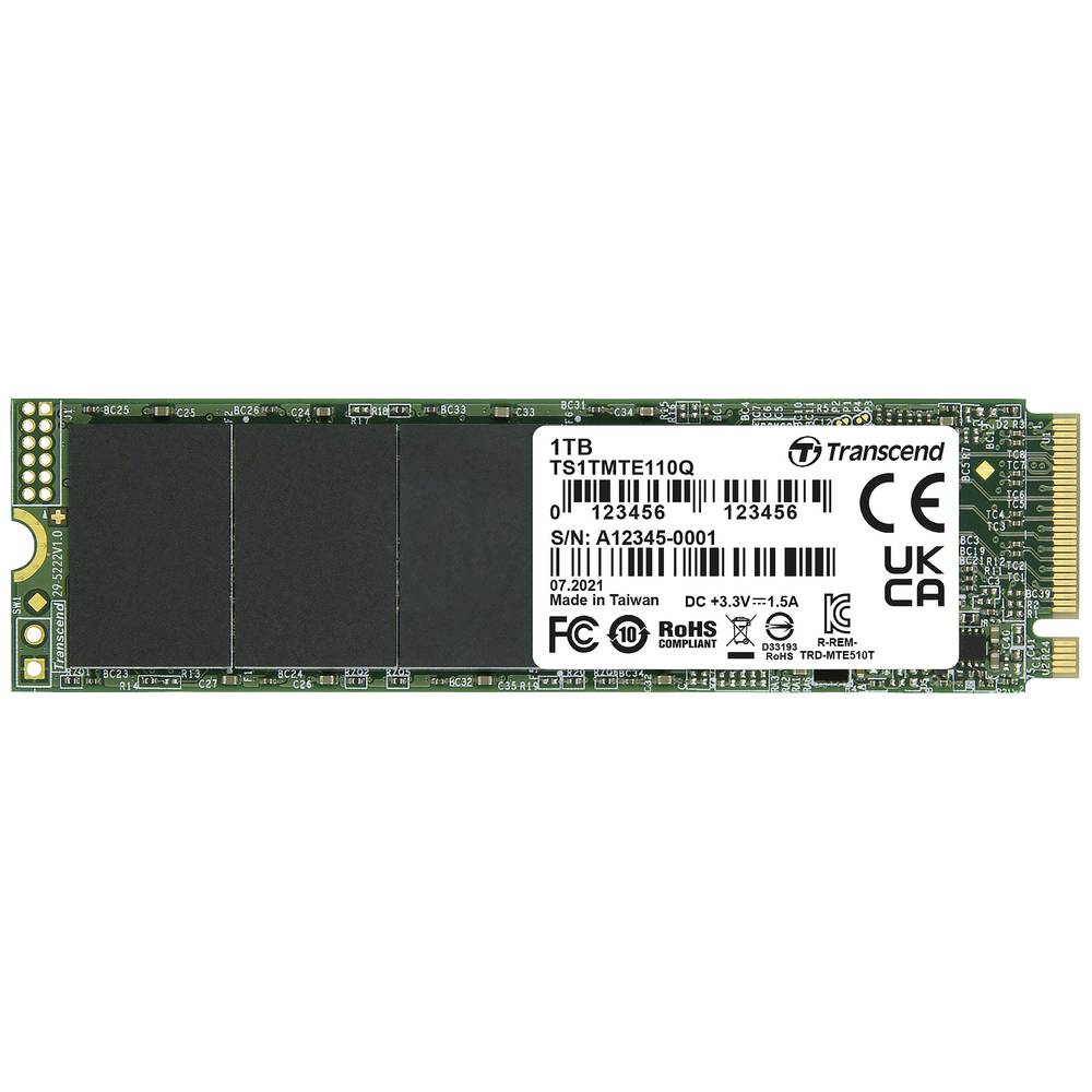 Transcend 110Q 1 TB interní SSD disk NVMe/PCIe M.2 PCIe NVMe 3.0 x4 Retail TS1TMTE110Q
