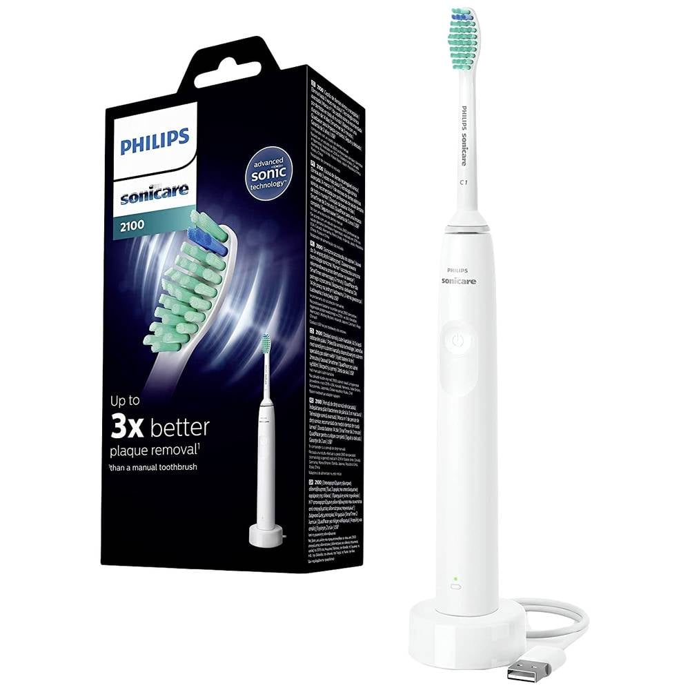 Philips Sonicare 2100 HX3651/13 elektrický kartáček na zuby bílá