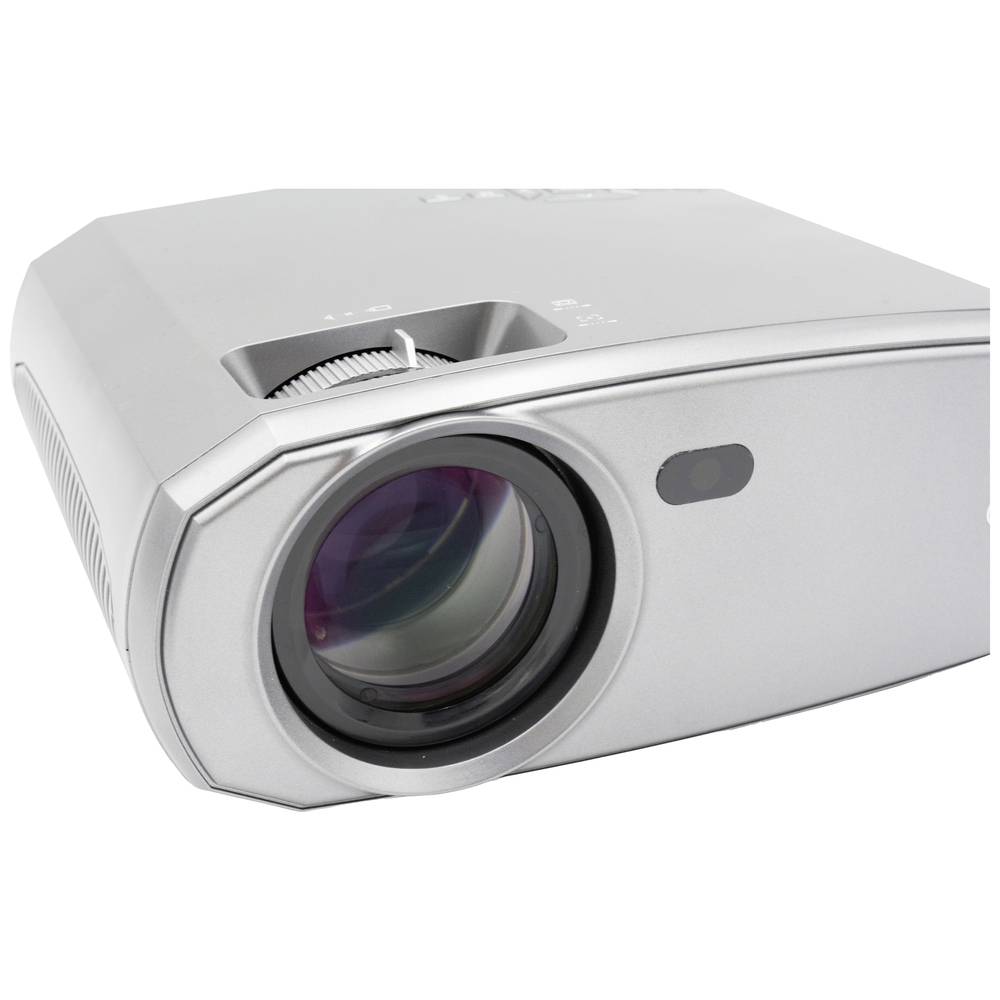 Technaxx projektor TX-177 LCD Světelnost (ANSI Lumen): 8500 lm 1920 x 1080 Full HD stříbrná