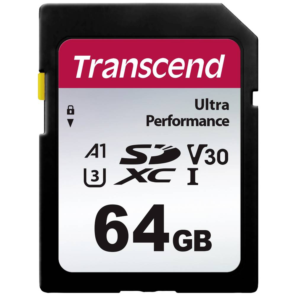 Transcend TS64GSDC340S paměťová karta SDXC 64 GB A1 Application Performance Class, v30 Video Speed Class, UHS-Class 3 ná