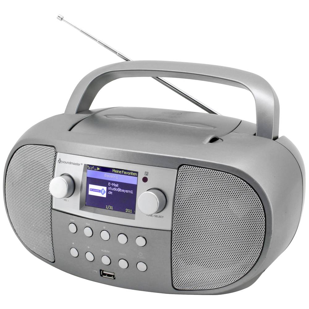 soundmaster SCD7600TI internetové stolní rádio DAB+, FM, internetové CD, USB, Bluetooth, Wi-Fi, internetové rádio včetně