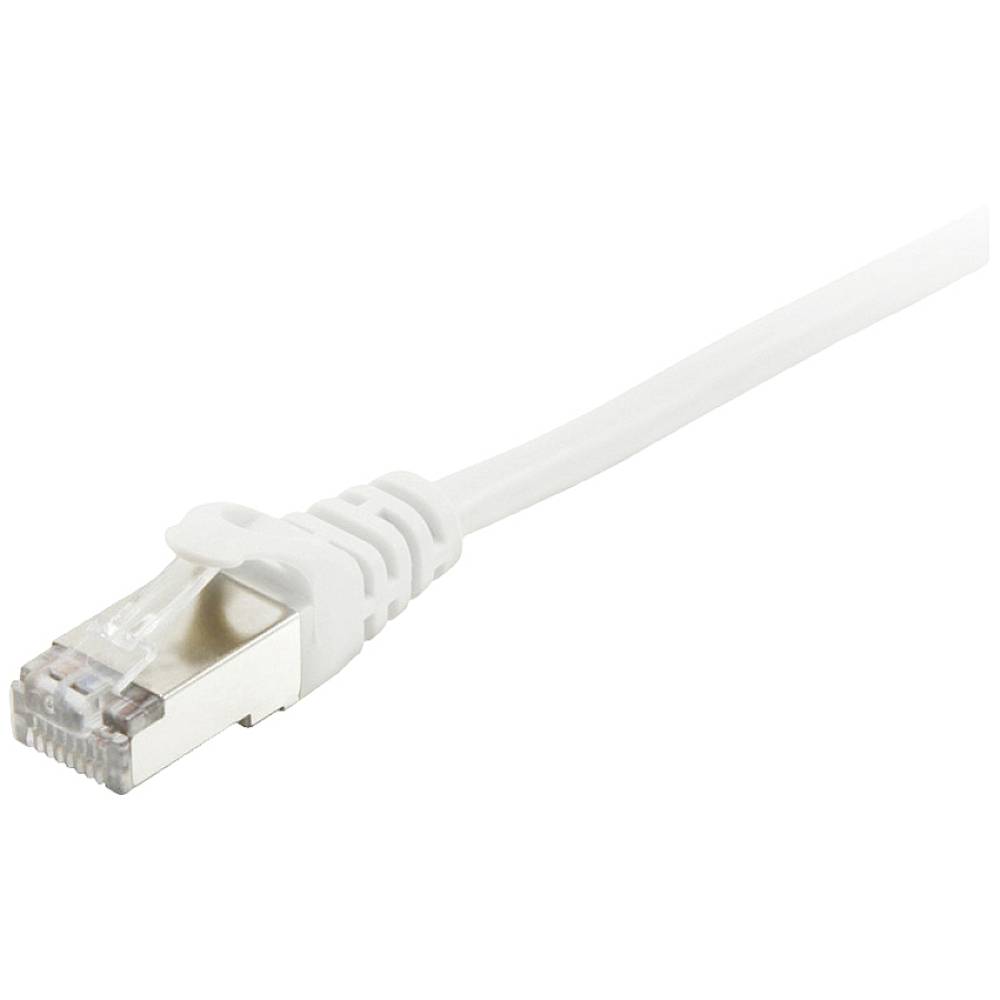 Equip 605512 RJ45 síťové kabely, propojovací kabely CAT 6 S/FTP 3.00 m bílá pozlacené kontakty 1 ks