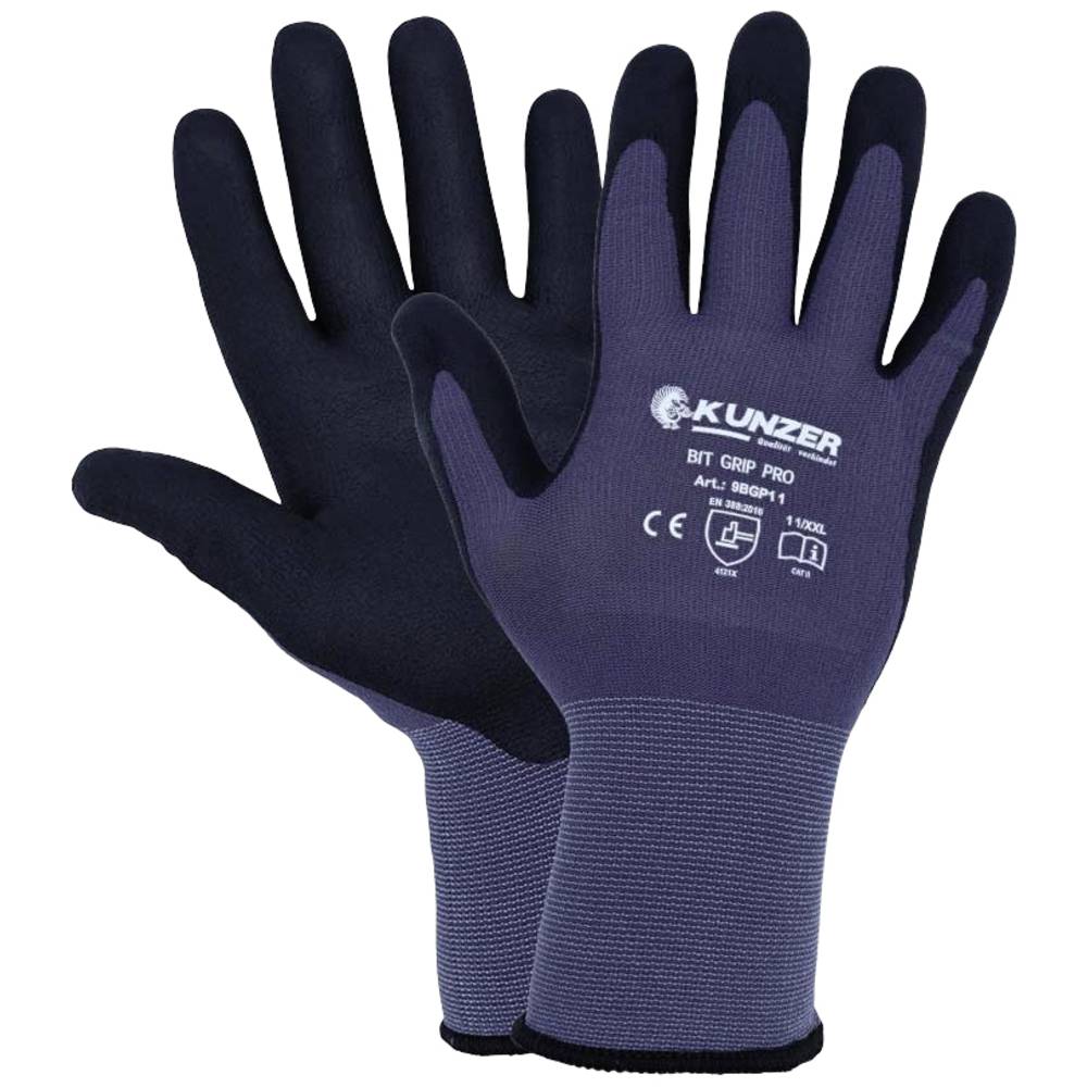 Kunzer 9BGP06 elastén, nylon, nitrilová pěna pracovní rukavice Velikost rukavic: XS, 6 1 pár