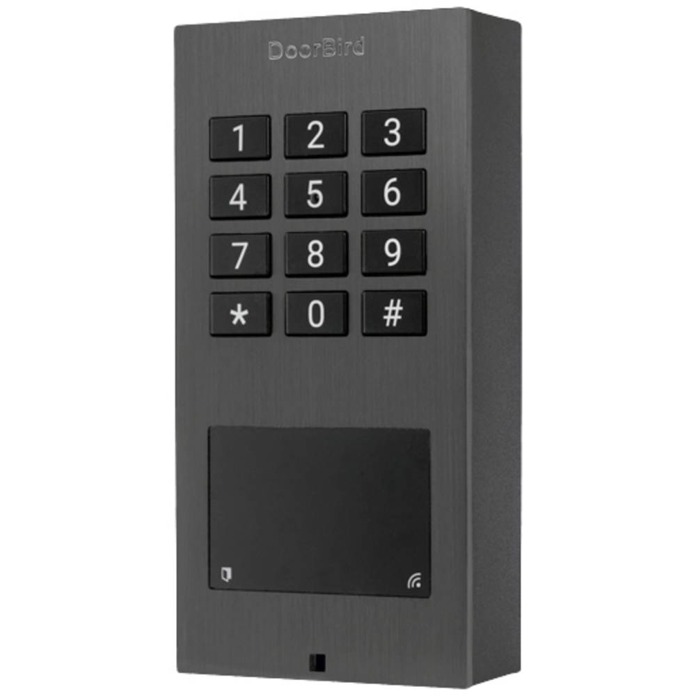 DoorBird 423872202 kódovací klávesnice s RFID na omítku IP65, s podsvícenou klávesnicí