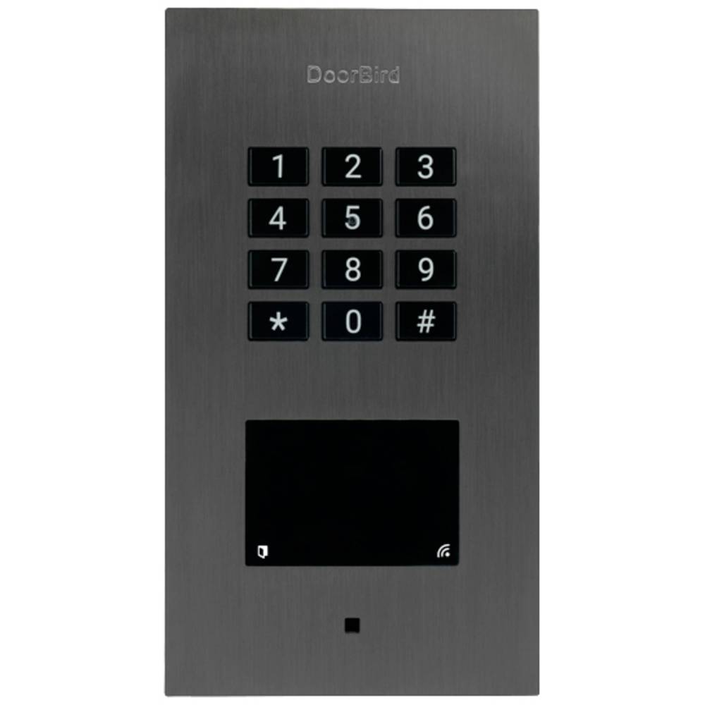DoorBird 423872233 kódovací klávesnice s RFID pod omítku IP65, s podsvícenou klávesnicí