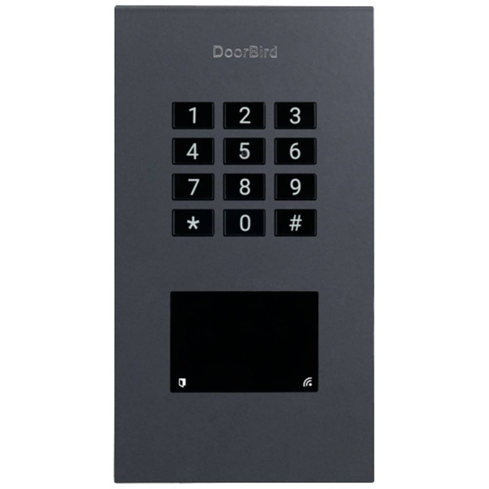 DoorBird 423872257 kódovací klávesnice s RFID pod omítku IP65, s podsvícenou klávesnicí