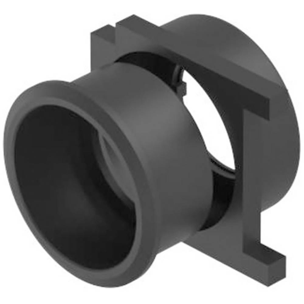 eao Inbouwmodule drukknop zwart D25 plastic, 61-9932.10 objímka žárovky, 22.50 mm, 1 ks