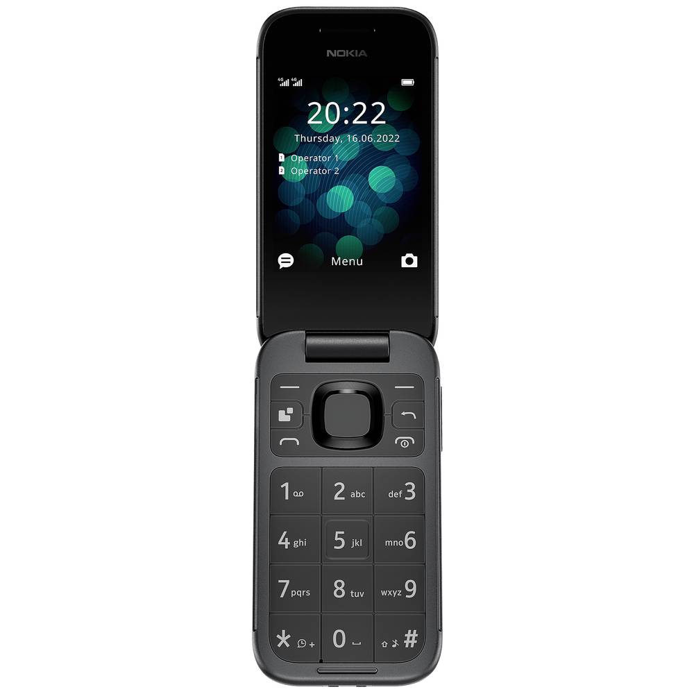 Nokia 2660 Flip mobilní telefon - véčko černá UPOZORNĚNÍí: mobilní telefony neobsahují CZ/SK menu
