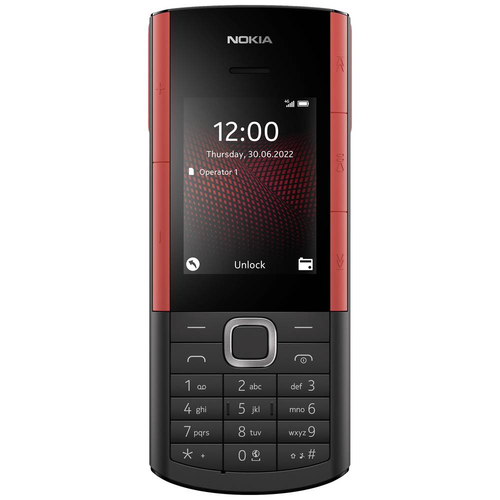 Nokia 5710 XA mobilní telefon černá/červená UPOZORNĚNÍí: mobilní telefony neobsahují CZ/SK menu