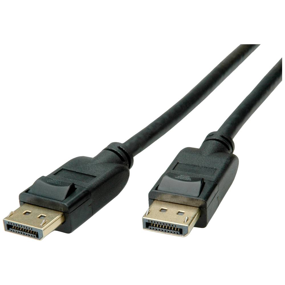 Roline green DisplayPort kabel Konektor DisplayPort, Konektor DisplayPort 3.00 m černá 11.44.5812 DisplayPort 1.4 , bez