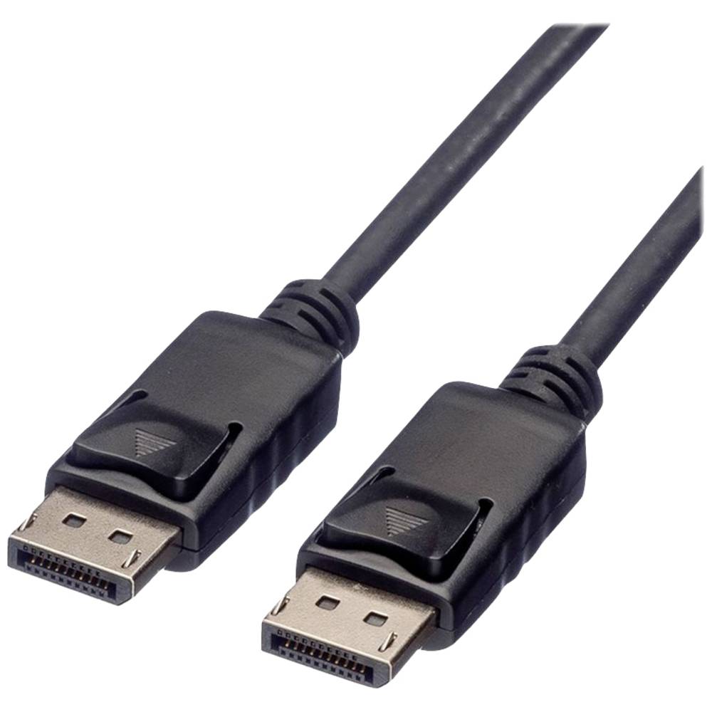 Roline green DisplayPort kabel Konektor DisplayPort, Konektor DisplayPort 5.00 m černá 11.44.5764 stíněný, bez halogenů,