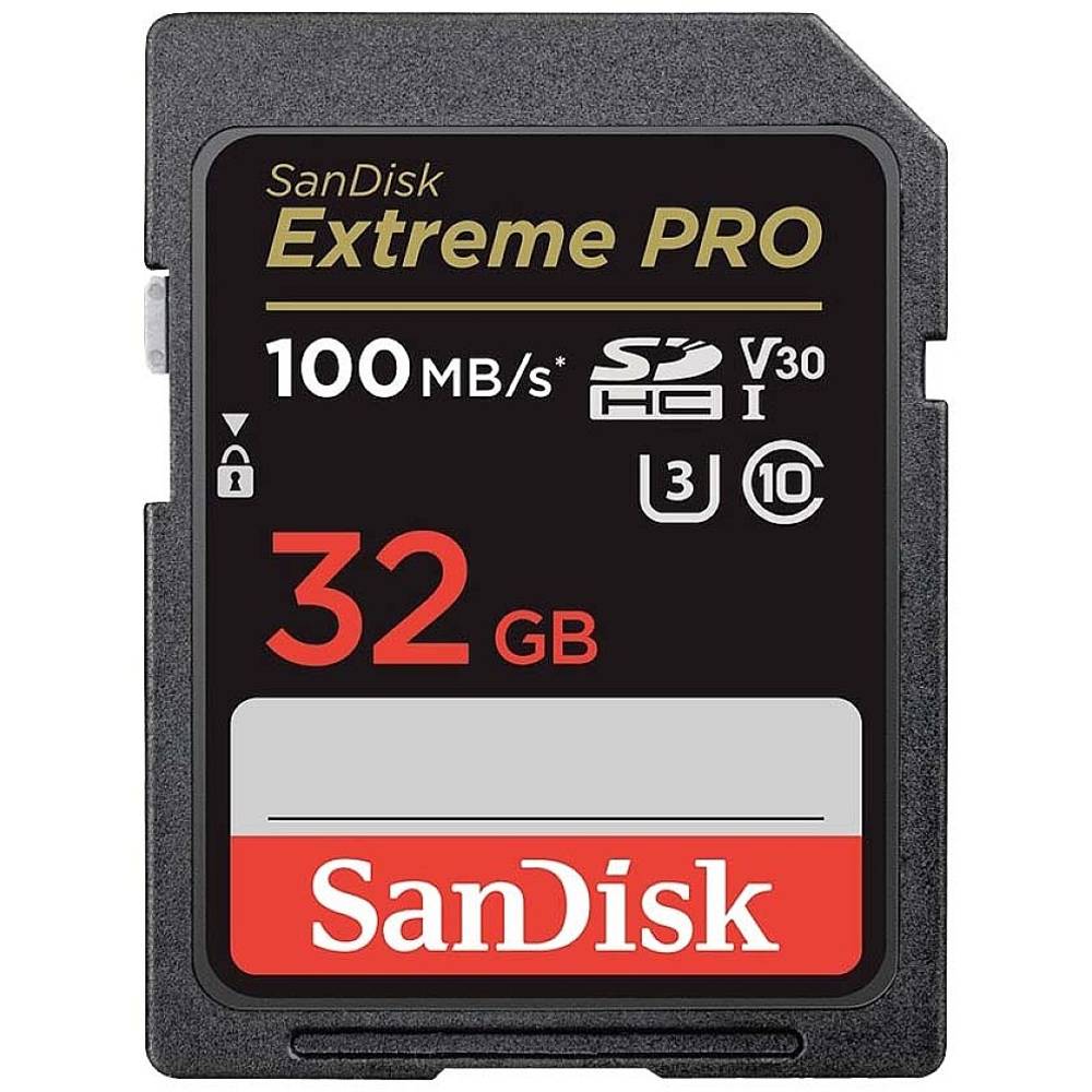 SanDisk Extreme PRO karta SDHC 32 GB Class 10 UHS-I nárazuvzdorné, vodotěsné