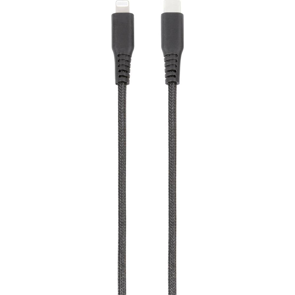 Vivanco USB kabel Apple Lightning konektor, USB-C ® zástrčka 1.50 m černá 61692