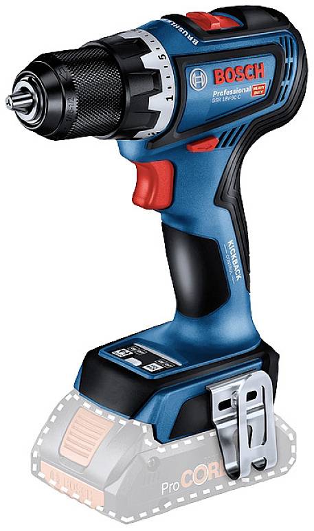 Bosch Professional GSR 18V-90 C aku šroubovák, aku vrtací šroubovák, 18 V Li-Ion bezkartáčové, bez akumulátoru, 06019K60