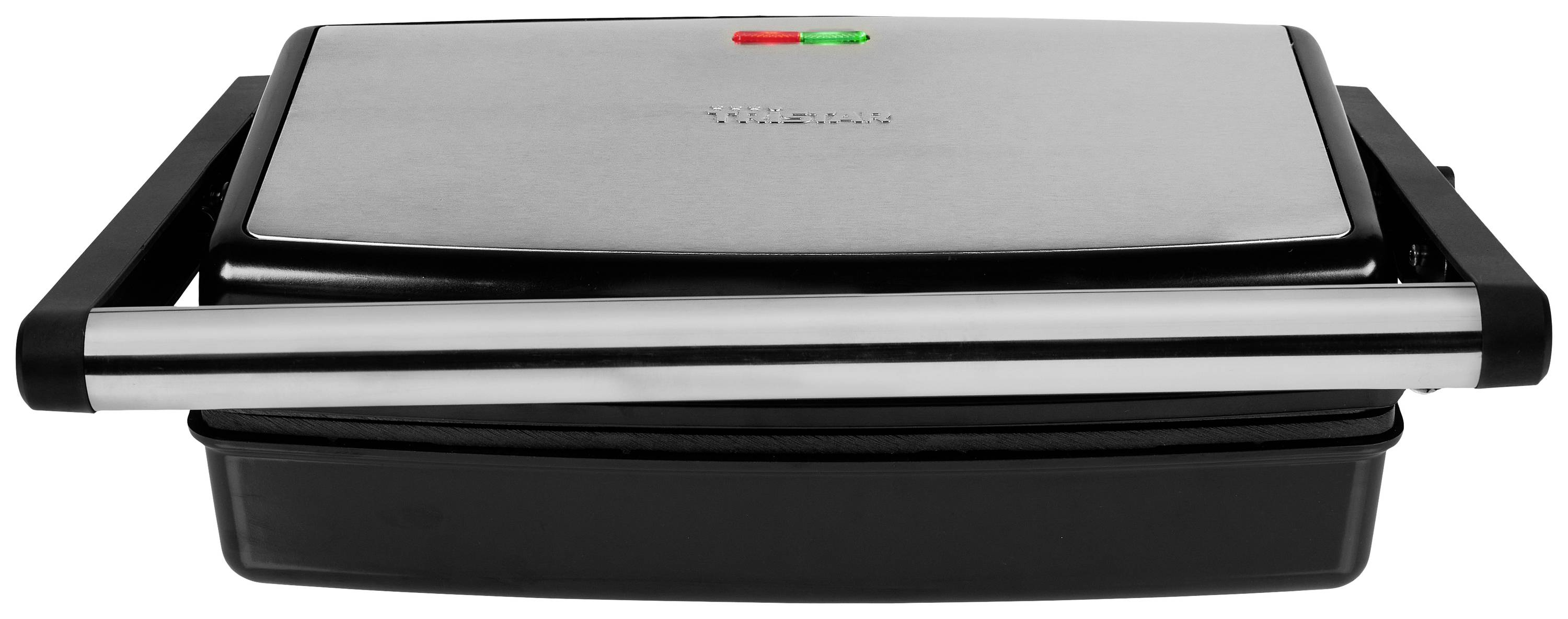 Tristar GR-2859 elektrický gril, kontaktní gril, stříbrná, černá