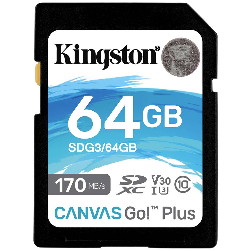 Kingston Canvas Go! Plus paměťová karta SD 64 GB Class 10 UHS-I