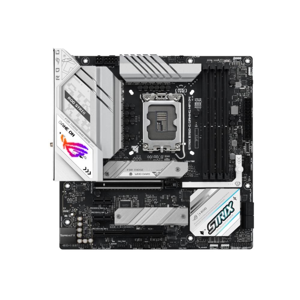 Asus ROG STRIX B760-G GAMING WIFI D4 Základní deska Socket (PC) Intel® 1700 Tvarový faktor Micro-ATX Čipová sada základn