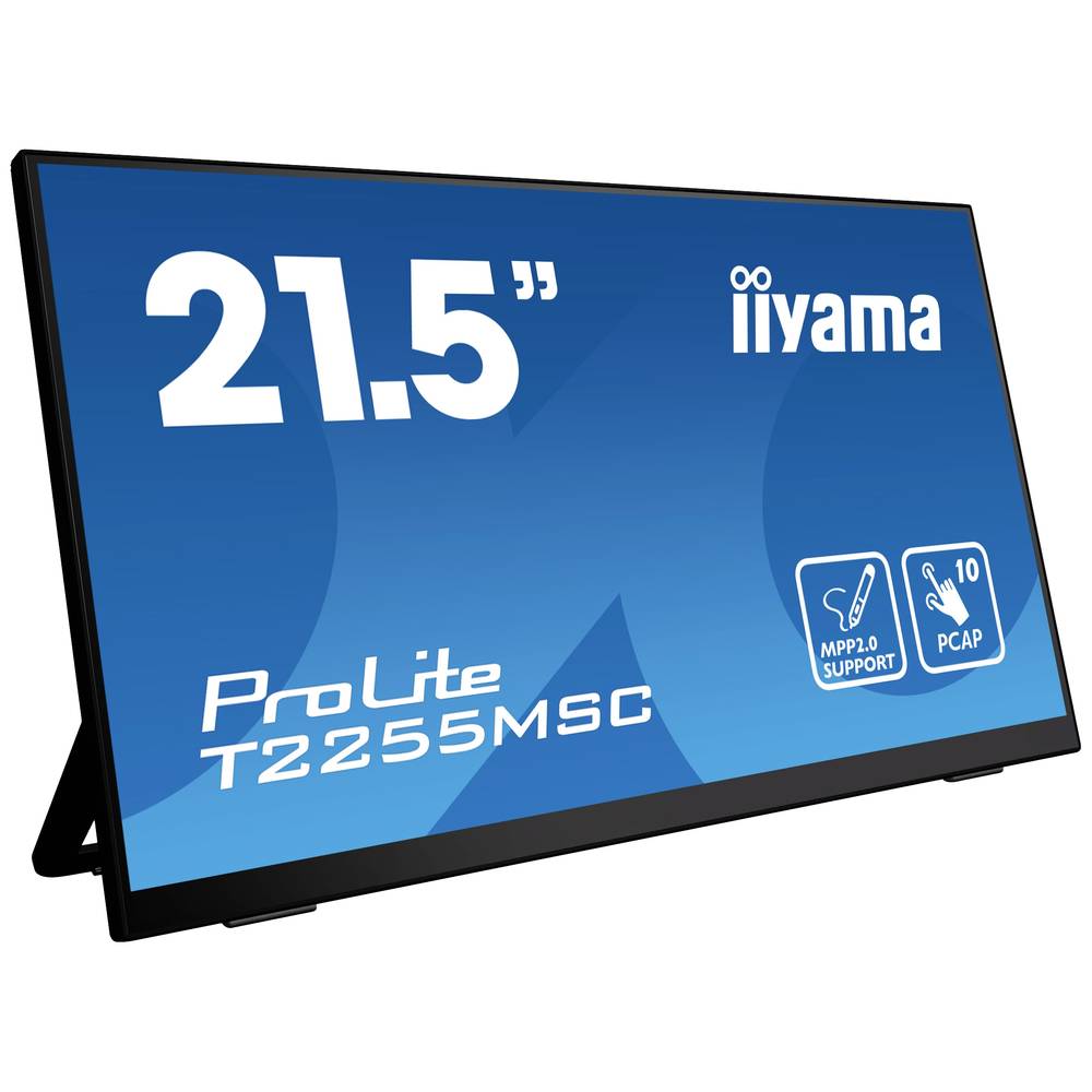 Iiyama ProLite dotykový monitor Energetická třída (EEK2021): D (A - G) 54.6 cm (21.5 palec) 1920 x 1080 Pixel 16:9 5 ms