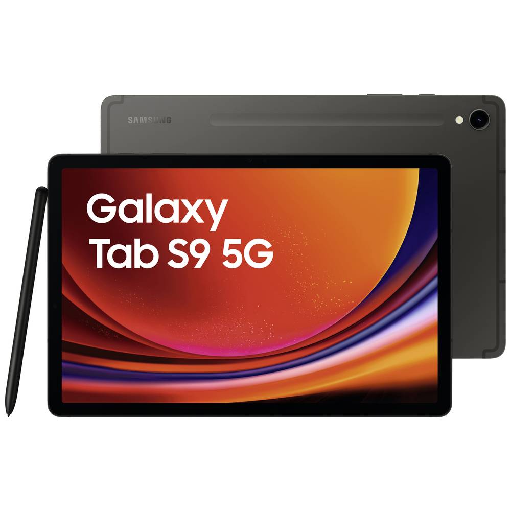 Samsung Galaxy Tab S9 LTE/4G, 5G, WiFi 256 GB grafit tablet s OS Android 27.9 cm (11 palec) 2.0 GHz, 2.8 GHz, 3.36 GHz Q