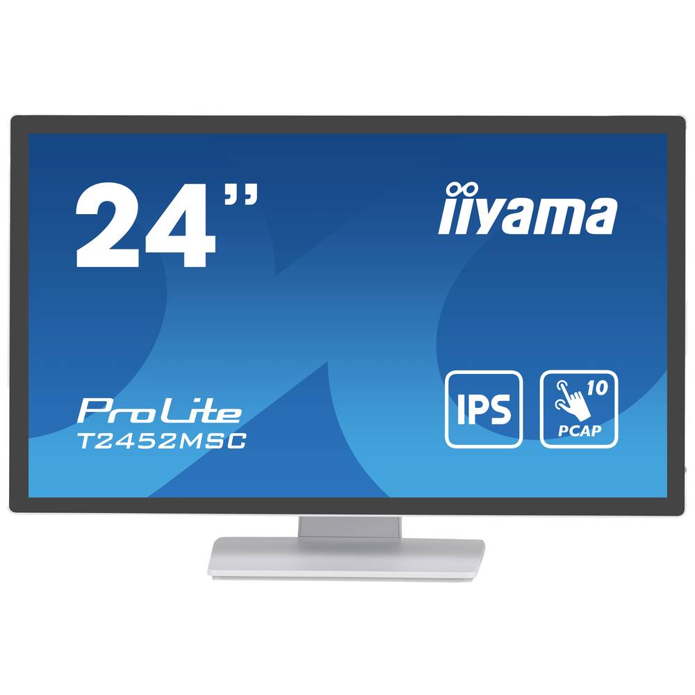 Iiyama 24 WHITE Bonded PCAP dotykový monitor Energetická třída (EEK2021): E (A - G) 60.5 cm (23.8 palec) 1920 x 1080 Pix