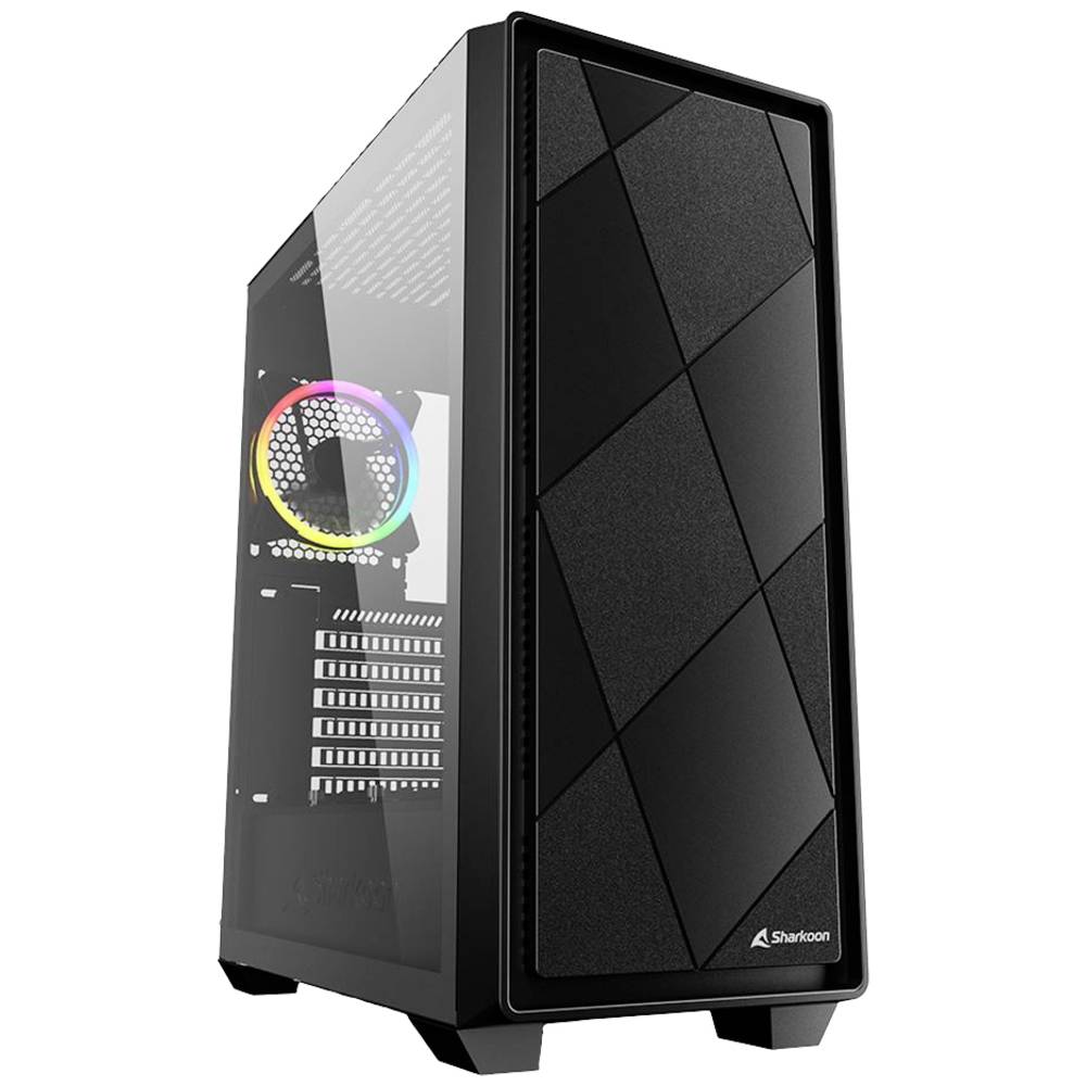 Sharkoon VS8 RGB tower PC skříň černá