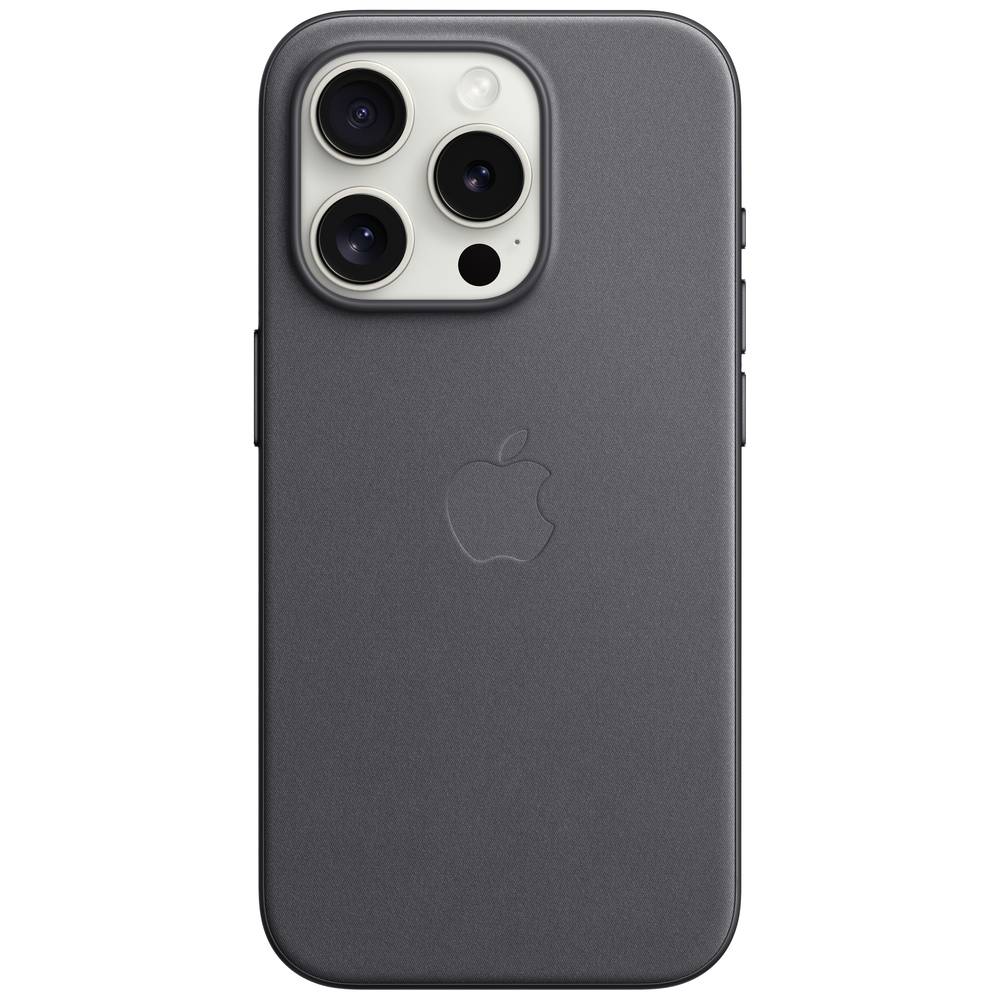 Apple Finewoven Case zadní kryt na mobil Apple iPhone 15 Pro černá indukční nabíjení, odolné vůči nárazům