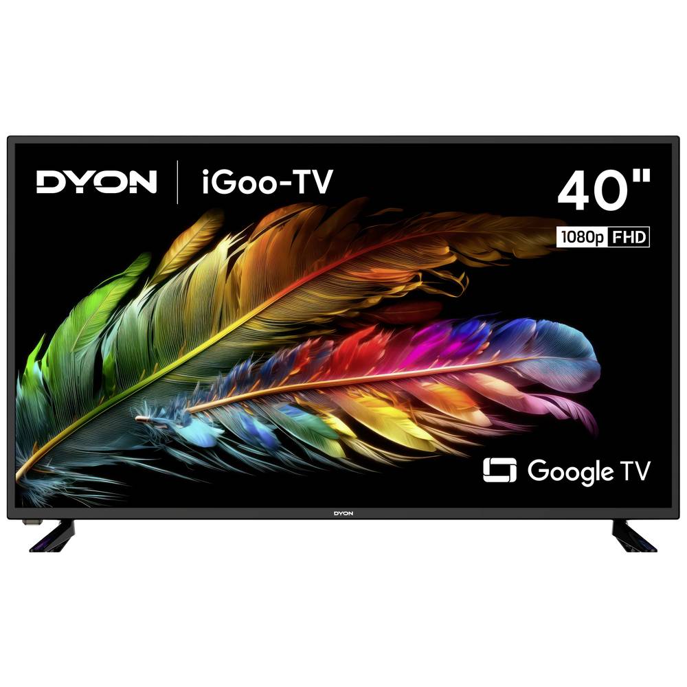 Dyon iGoo-TV 40F LED TV 101.6 cm 40 palec Energetická třída (EEK2021) F (A - G) CI+, DVB-C, DVB-S2, DVB-T2, Full HD, Sma
