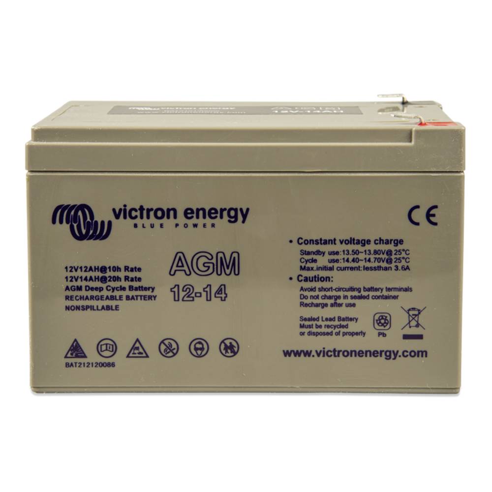 Victron Energy AGM 12V 14Ah Deep-Cycle Batterie BAT212120086 olověný akumulátor 12 V 14 Ah olověná gelová (š x v x h) 15