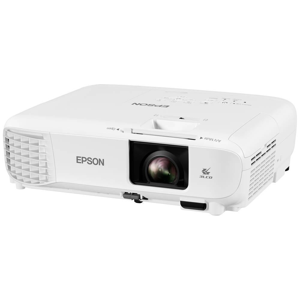 Epson projektor EB-X49 3LCD Světelnost (ANSI Lumen): 3600 lm 1024 x 768 XGA 16000 : 1 bílá