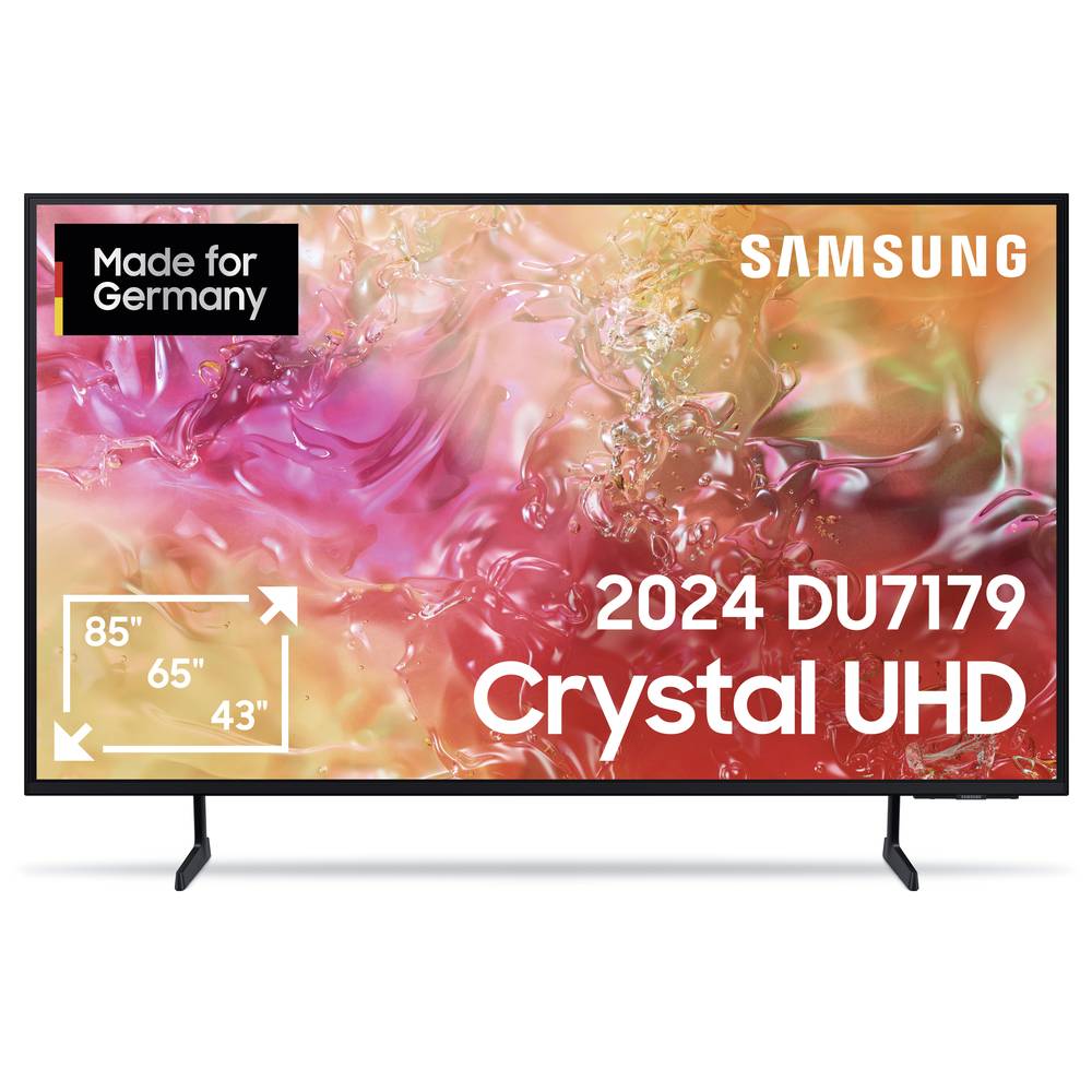 Samsung Crystal UHD 4K DU7179 LED TV 214 cm 85 palec Energetická třída (EEK2021) G (A - G) CI+, DVB-C, DVB-S2, DVBT2 HD,