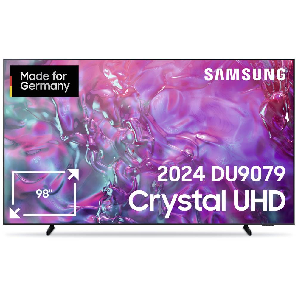Samsung GU98DU9079UXZG Crystal UHD 4K LED TV 249 cm 98 palec Energetická třída (EEK2021) F (A - G) CI+, DVB-C, DVB-T2, W