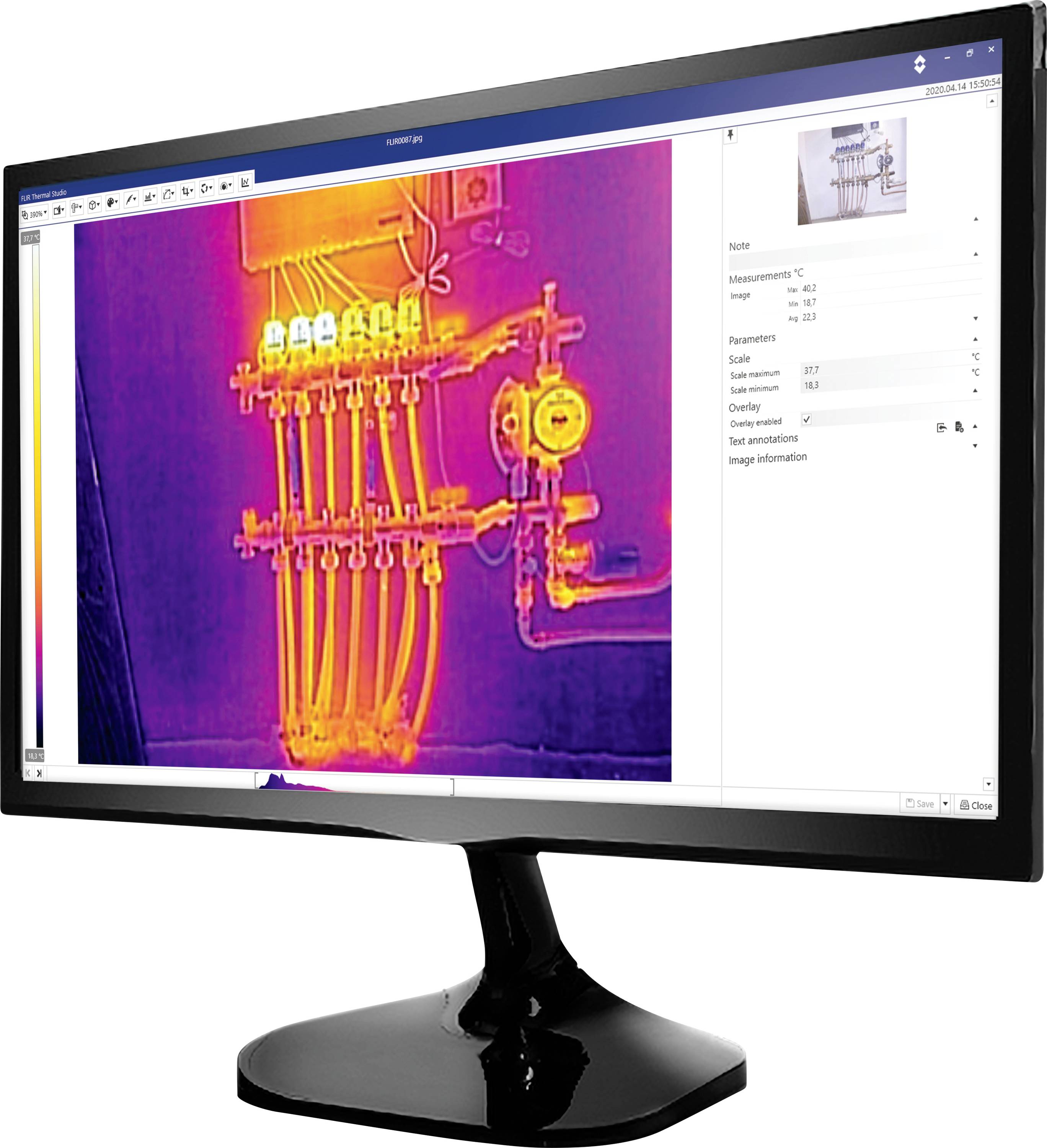FLIR Thermal Studio Pro 1y license card T300243 FLIR Thermal studio Suite modello: FLIR Thermal studio Pro - abbonamento di 1 anno 1 pz.