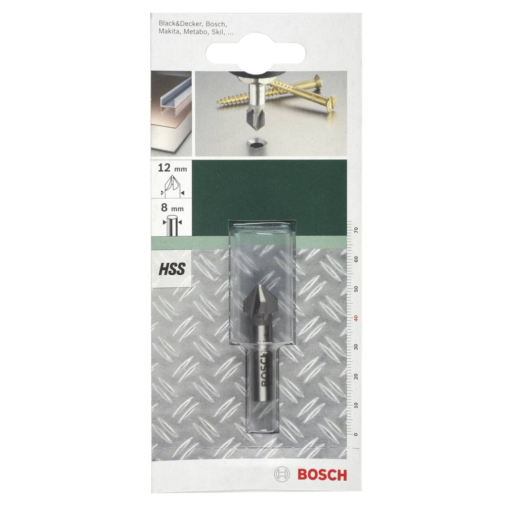 Bosch Accessories 2609255116 záhlubník 8 mm HSS válcová stopka 1 ks