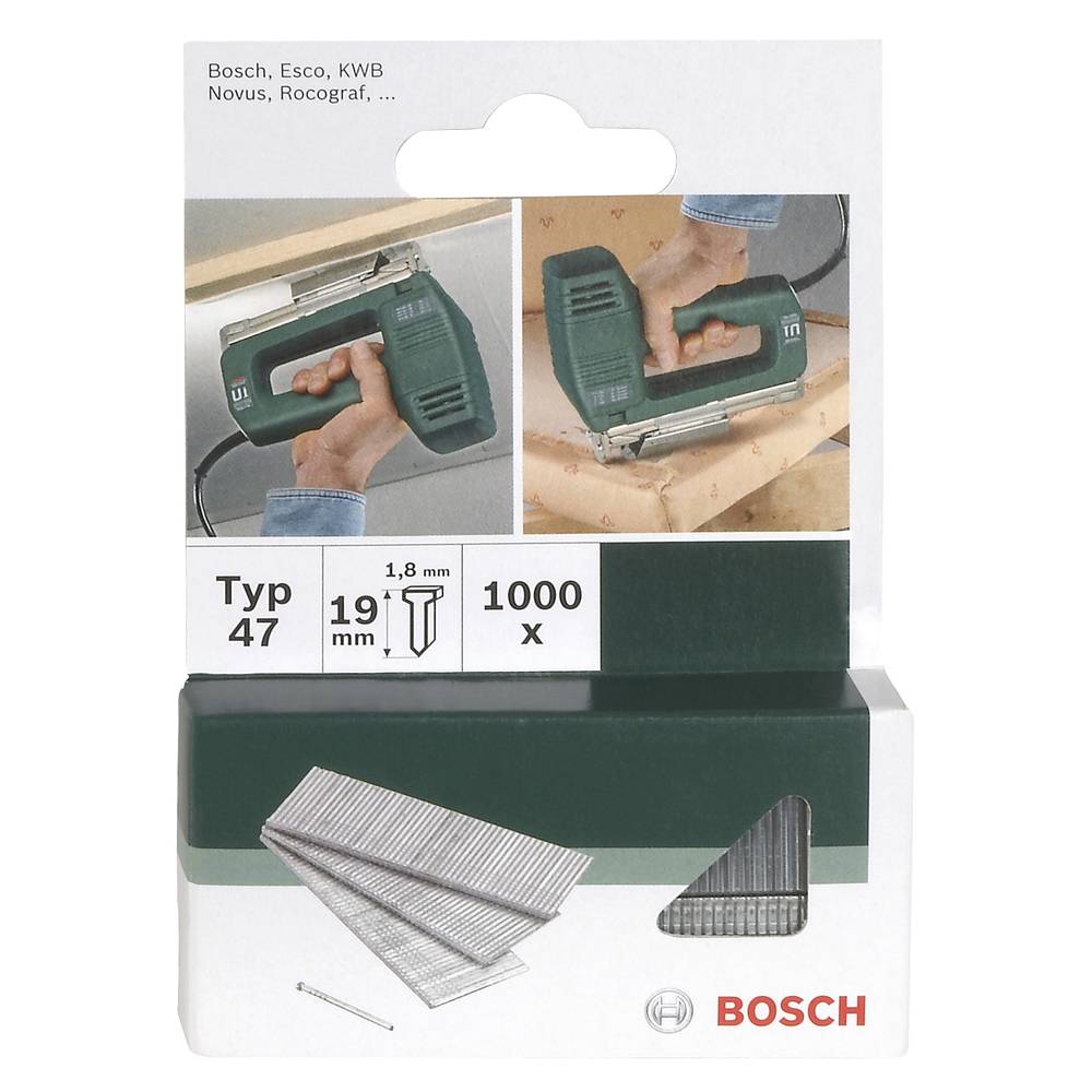 Hřebíky typ 47, typ 47, délka = 19,0 mm 1000 ks Bosch Accessories 2609255810