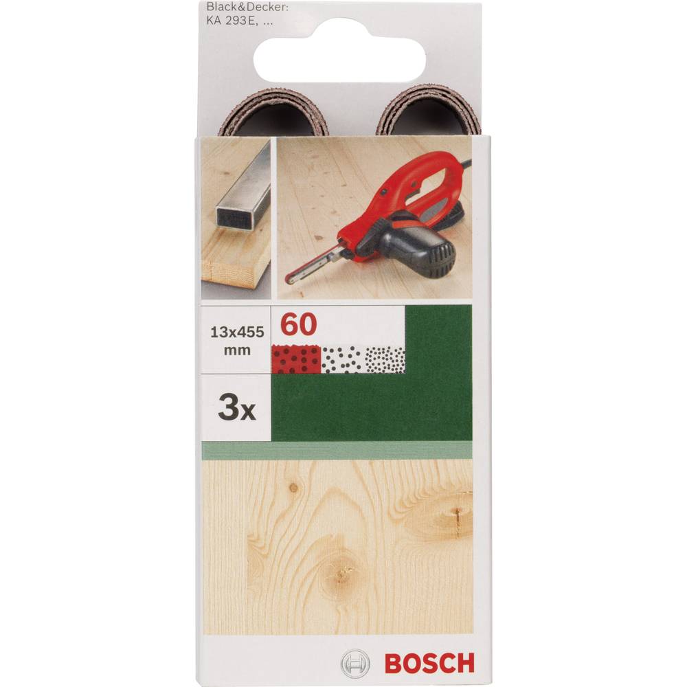 Bosch Accessories 2609256237 brusný pás Zrnitost 40 (d x š) 455 mm x 13 mm 3 ks