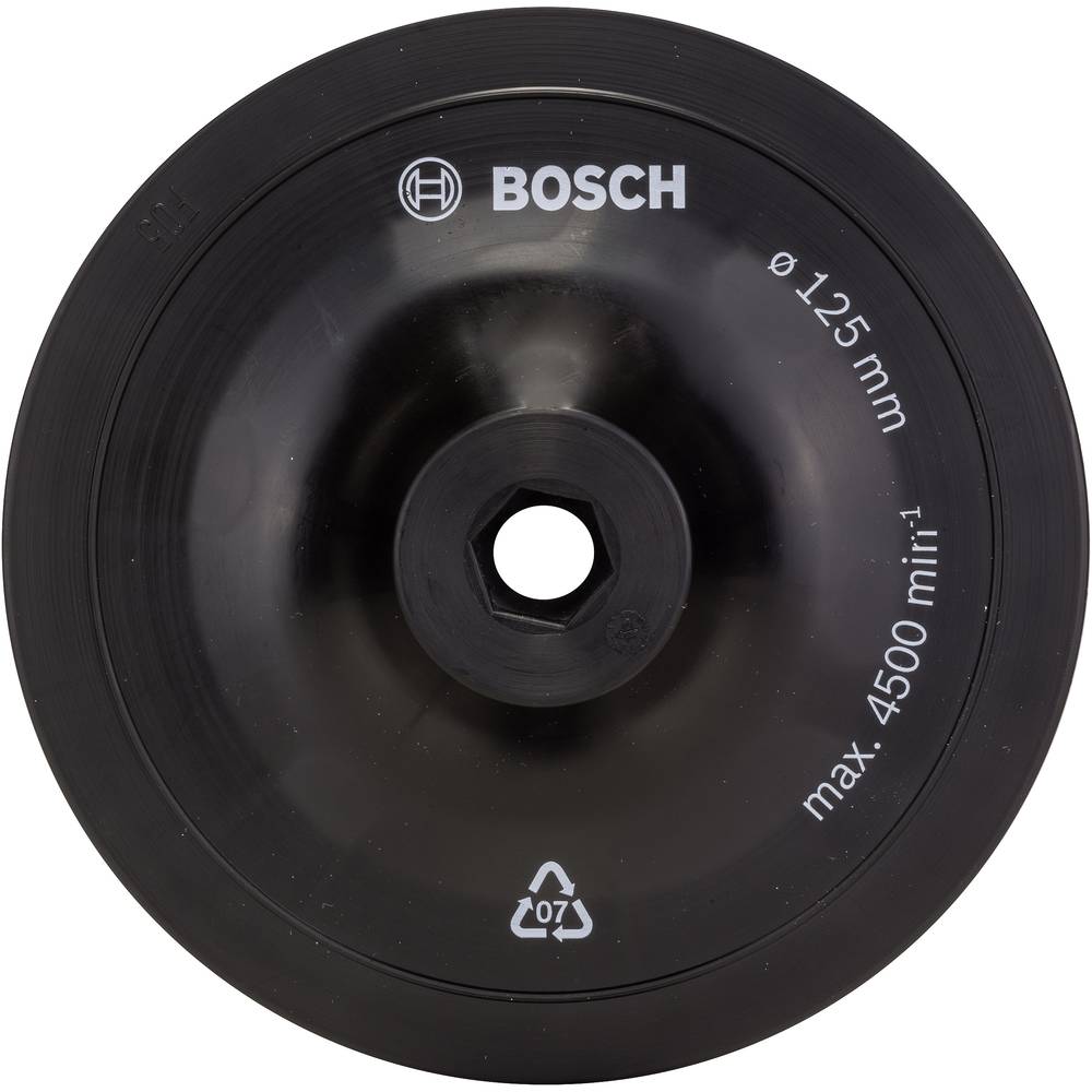 Bosch Accessories 2609256281 Bosch Brusný talíř pro vrtačky, 125 mm, upínací systém D= 125 mm; upínací systém 1 ks