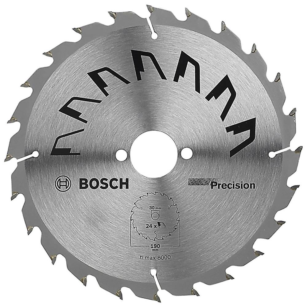 Bosch Accessories Precision 2609256869 tvrdokovový pilový kotouč 190 x 30 mm Počet zubů (na palec): 24 1 ks
