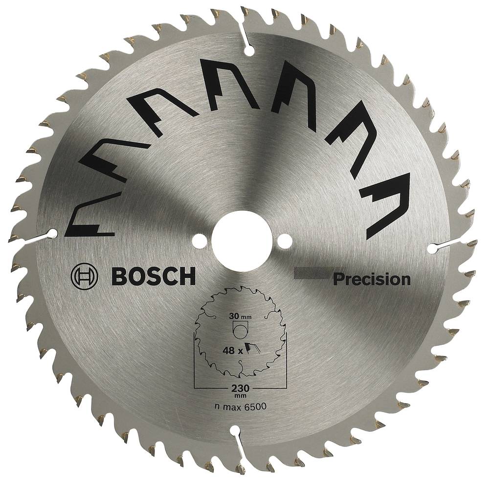 Bosch Accessories Precision 2609256875 tvrdokovový pilový kotouč 230 x 30 mm Počet zubů (na palec): 48 1 ks