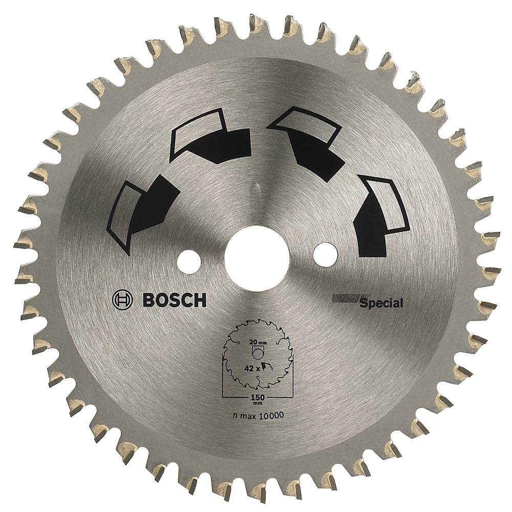 Bosch Accessories Special 2609256886 tvrdokovový pilový kotouč 150 x 20 x 2 mm Počet zubů (na palec): 42 1 ks