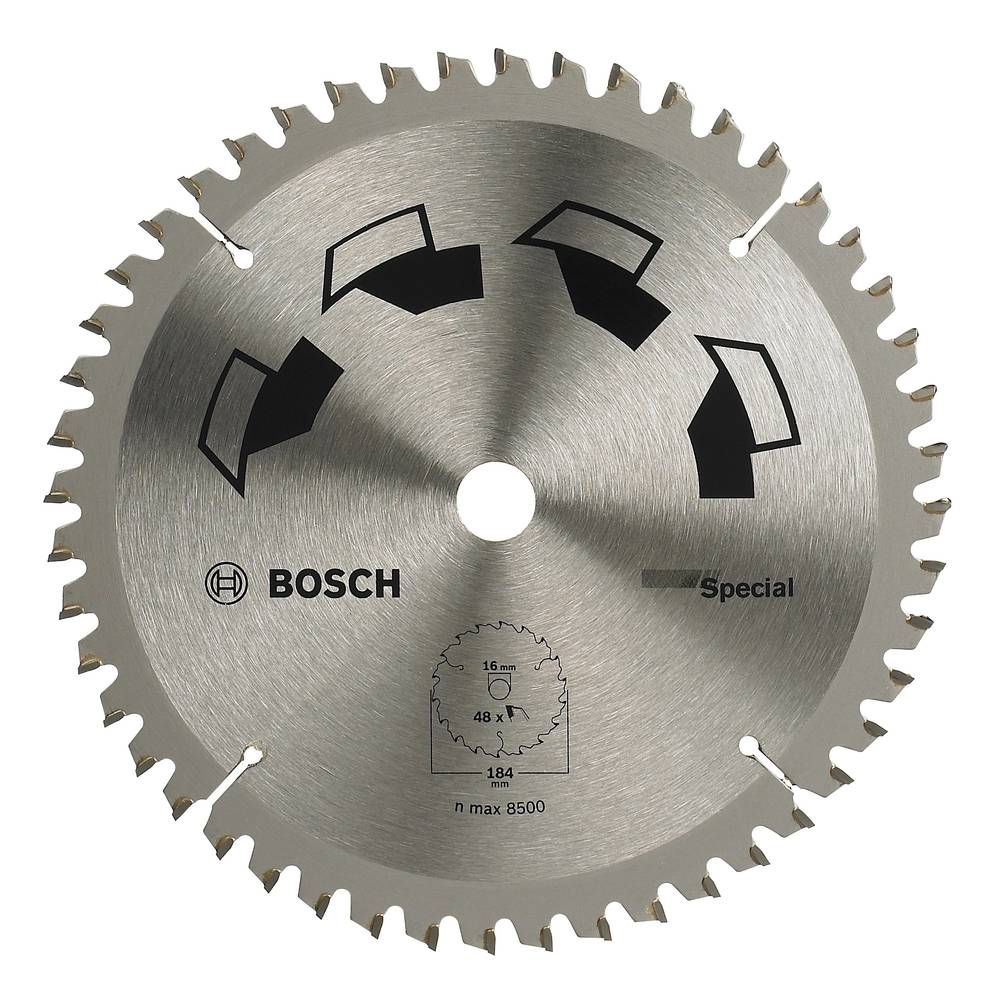 Bosch Accessories Special 2609256890 tvrdokovový pilový kotouč 184 x 16 mm Počet zubů (na palec): 48 1 ks