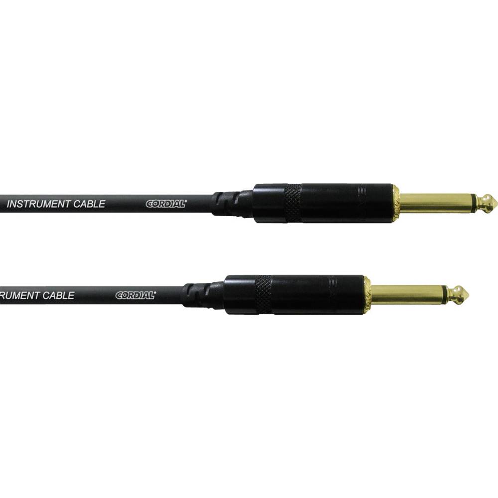 Cordial CCI 6 PP nástroje kabel [1x jack zástrčka 6,3 mm - 1x jack zástrčka 6,3 mm] 6.00 m černá