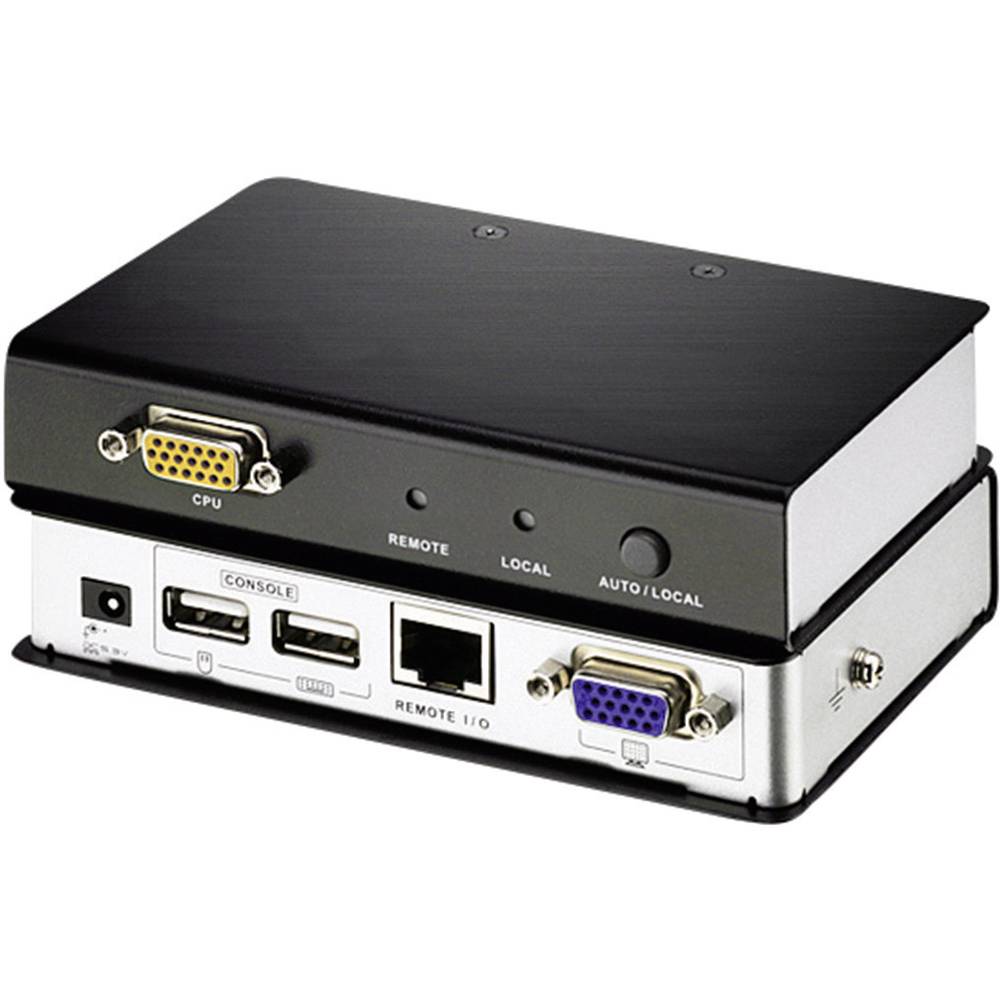 ATEN KVM adaptér [1x VGA zásuvka - 1x VGA zásuvka, RJ45 zásuvka, USB 2.0 zásuvka A, USB 2.0 zásuvka A] černá