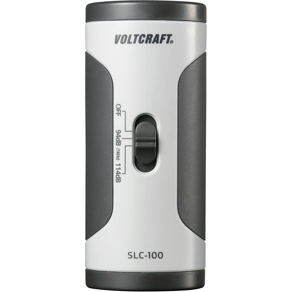 VOLTCRAFT SLC-100 kalibrátor, Kalibrováno dle (ISO), hladina akustického tlaku, baterie 9 V (1x)