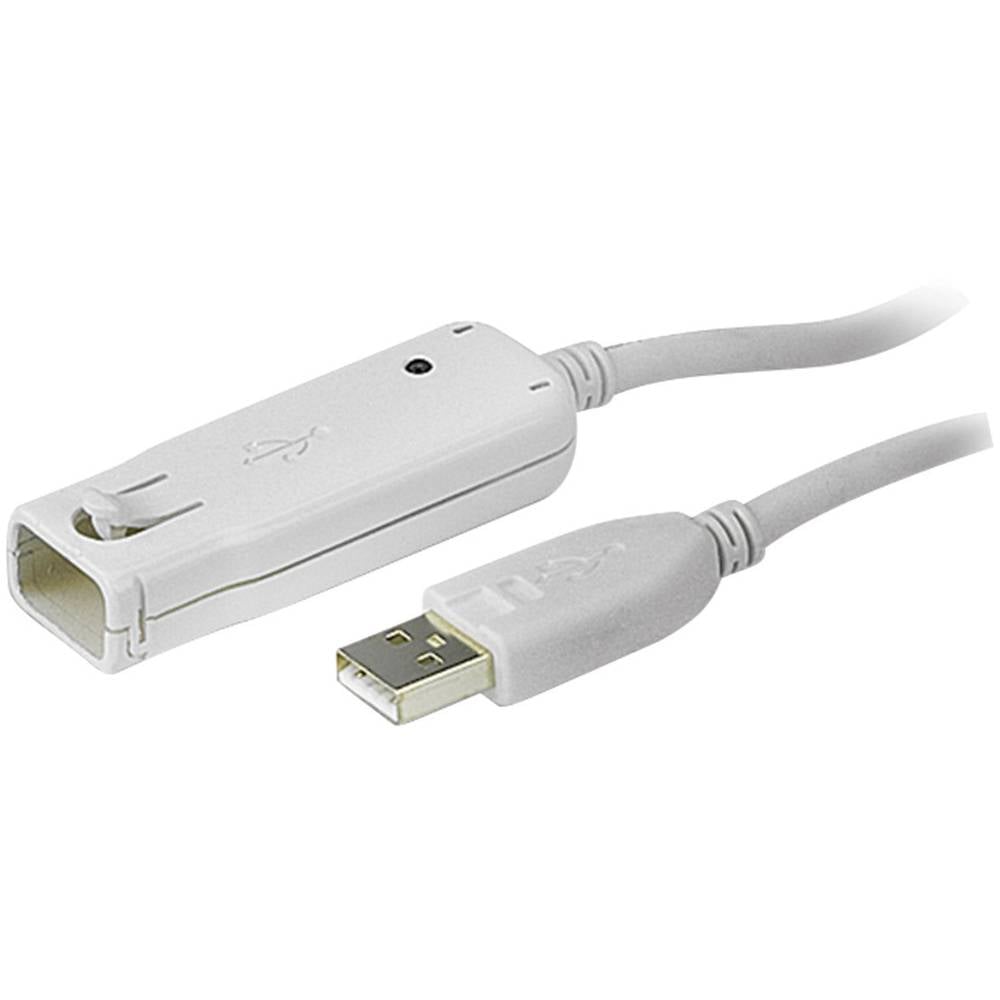 ATEN USB kabel USB 2.0 USB-A zástrčka, USB-A zásuvka 12.00 m šedá UE2120