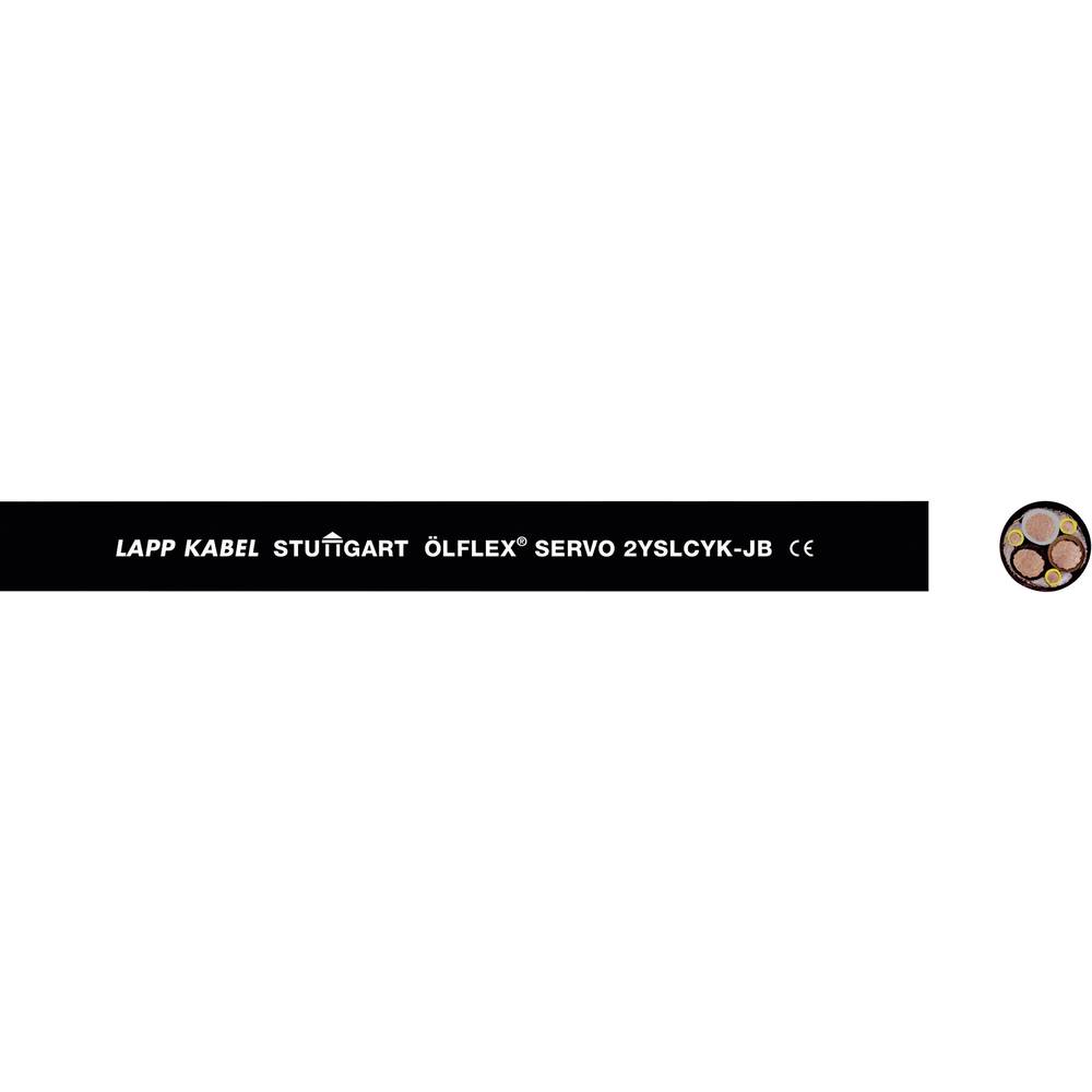 LAPP ÖLFLEX® SERVO 2YSLCY-JB servo kabel 3 x 50 mm² + 3 G 10 mm² černá 36447-100 100 m
