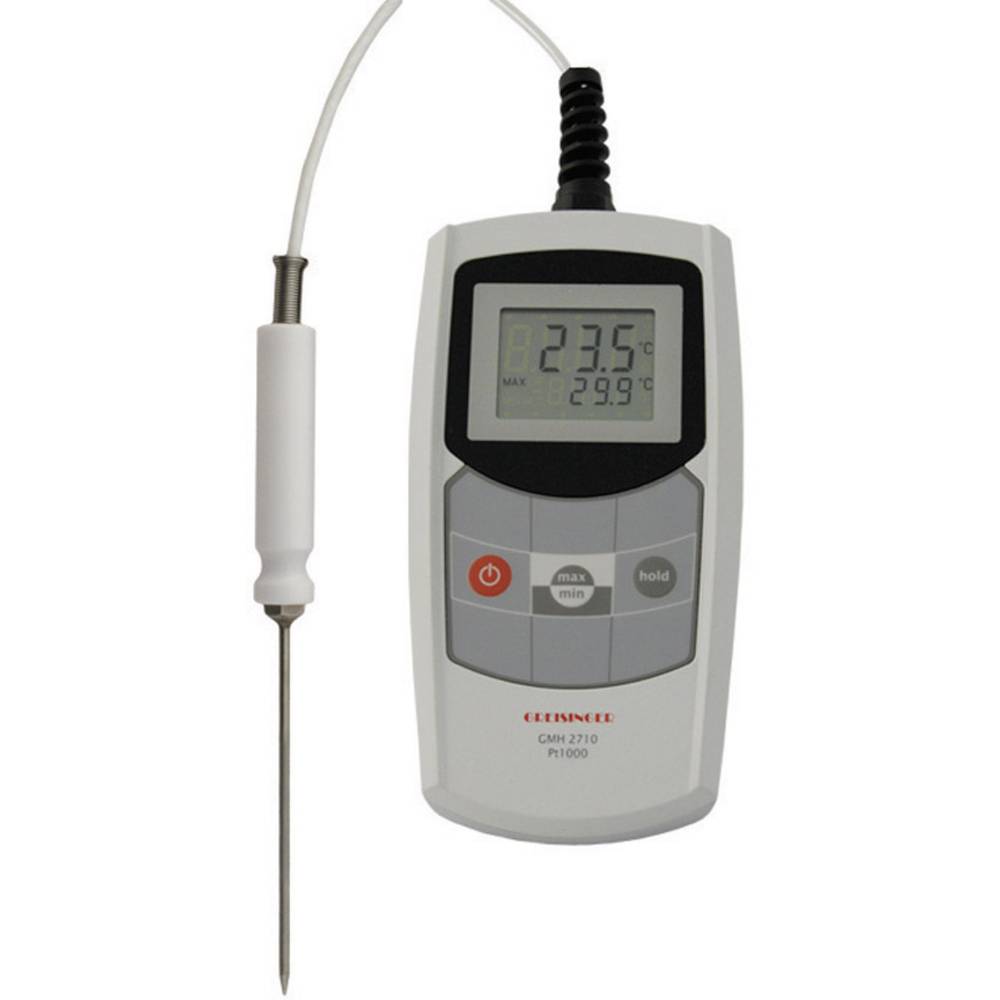 Greisinger GMH 2710K vpichovací teploměr (HACCP) Teplotní rozsah -200 do +250 °C typ senzoru Pt1000 kompatibilní s HACCP